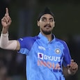 Gautam Gambhir asks Arshdeep Singh and Indian bowlers to reduce no balls. Courtesy: AFP